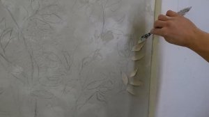 ПРОСТОЙ БАРЕЛЬЕФ "Весенний куст". Мастер-класс. Часть 1.