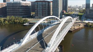 Собянин открыл движение по мосту Академика Королева через Москву-реку