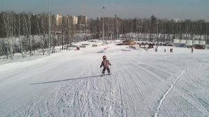 Десятые шаги на горных лыжах