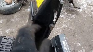 Снегоуборщик Huter 4000e.Очень полезная доработка!!!