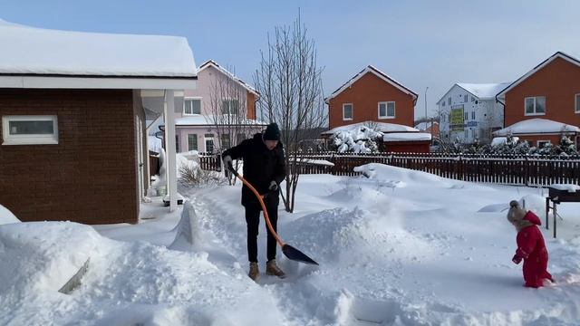 ЧИСТИМ СНЕГ▪️ВОСКРЕСЕНЬЕ С СЕМЬЕЙ▪️ ЗИМА 2021 смотреть онлайн