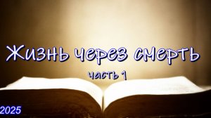 Жизнь через смерть. Часть 1 | Савчак В.И.