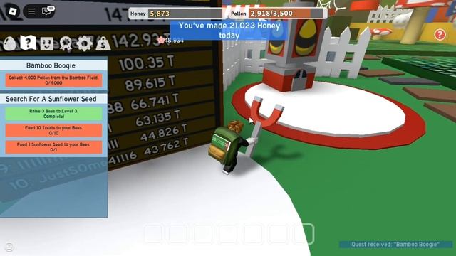 Прохождение Bee Swarm Simulator №1 смотреть онлайн