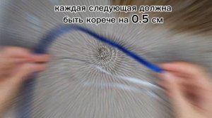 Канзаши бант из репсовой ленты