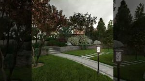 Ландшафтный дизайн участка 15 соток от ПроГарден