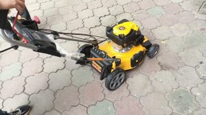 Обзор и запуск Газонокосилки бензиновой, STEHER 2.9 кВт, 4.5