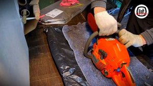 Бензопила Husqvarna. Как закрыть крышку, как отключить тор?