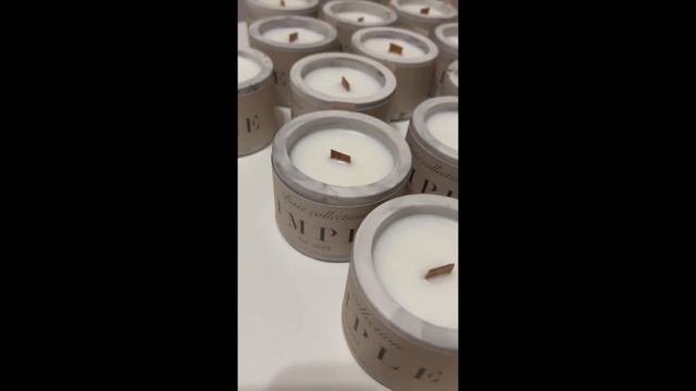 Процесс изготовления ароматической свечи из натураль