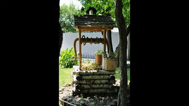 Идеи для сада: красивые деревянные колодцы! 20 примеров смотреть онлайн