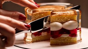 Хруст | Нарезка торта | ASMR