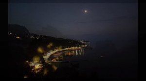 Симеиз,закат,подсветка  гор.mp4