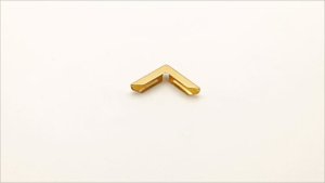 Уголок L1339 G 100 (Цвет: золото) (Упаковка: 100 шт.)