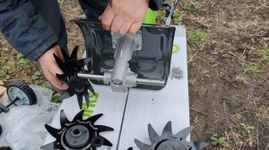 Электрокультиватор сборка и первое испытание.