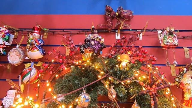 Обзор на магазин елочных игрушек в Москве