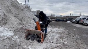 Очень мощный Снегоуборщик ZimAni ST330DLE PRO