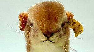 Винтажная мягкая игрушка Белка-Чипмунк, Steiff