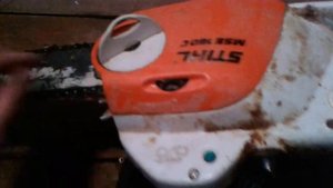 Видео: Как натянуть или ослабить цепь пилы Stihl (Штиль)?