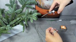 НОВОГОДНЯЯ КОМПОЗИЦИЯ из нобилиса, ДЕЛАЕМ за 40 МИНУТ DI