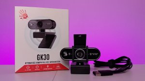 Игровая веб камера Bloody GK30 распаковка и обзор