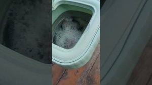 526). Новая стиральная мини- машинка.. Что нового на даче