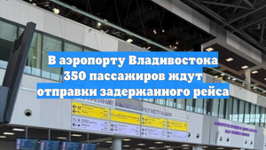 В аэропорту Владивостока 350 пассажиров ждут отправки задержанного рейса