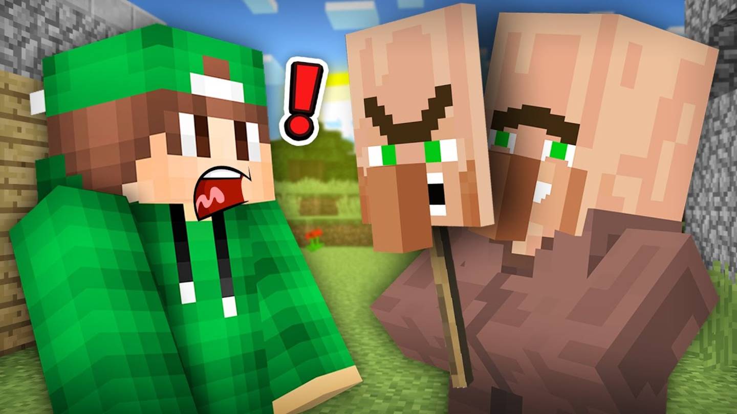 ПОЧЕМУ ЖИТЕЛЬ ПРИТВОРЯЕТСЯ ЗЛЫМ В МАЙНКРАФТ   Риколит Minecraft