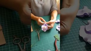 Гладиолус из фоамирана для начинающих  ( часть 2)