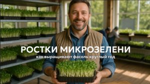 Выращивая ростки фасоли этим методом, можно собирать урожай круглый год 🥬