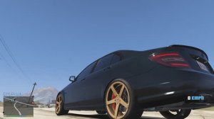 #Mercedes-Benz #C63 #AMG #W204 #GTA5:#GTAV #BRABUS самая лучшая в своём классе среди цешек