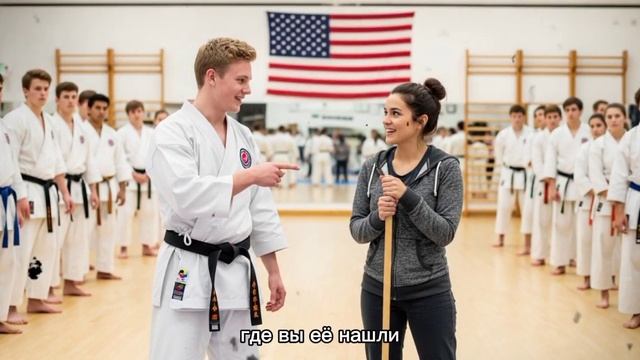 Чёрный пояс вызвал Её на бой ради шутки — но она удари? смотреть онлайн