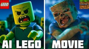 ФИНАЛЬНЫЙ ТРЕЙЛЕР МАЙНКРАФТ vs LEGO + ИИ! Кто сделал круче? Битва титанов!