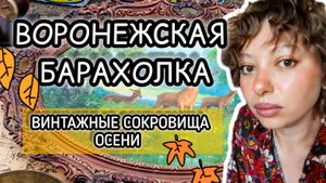ВОРОНЕЖСКАЯ БАРАХОЛКА| ВИНТАЖНЫЕ СОКРОВИЩА ОСЕНИ 🍂