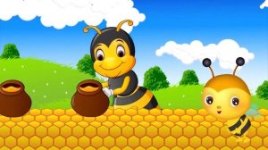 Пчелка ЖУ ЖУ ЖУ, мульт песенка, видео для детей