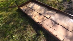 Бюджетная грядка под огурцы.