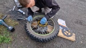 Замена звезды Rockot XR 250 часть 1