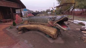 покраска лавочки щуки людоеда.острова днепр.