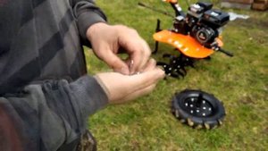 Огород - Мотоблок Patriot Кубань М - Собираю фрезы и первая