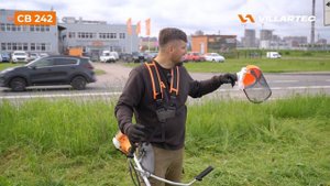 Бензиновая мотокоса/триммер VILLARTEC CB 242 – Тестирование