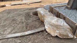 Создание рокария - монтаж камней