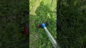 Аккумуляторный Триммер Для Дачи - с Колесами