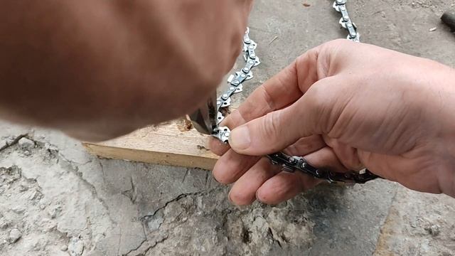 Как укоротить цепь на электро- или бензопиле смотреть онлайн