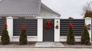 КАК УКРАСИТЬ ДВОР В ЧАСТНОМ ДОМЕ🏠 НОВОГОДНИЙ ДЕКОР В?