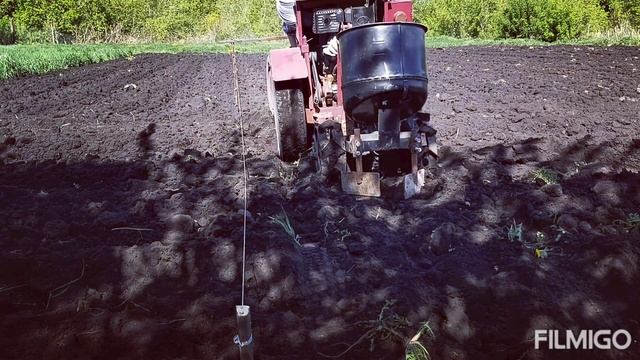 минитрактор сажаем картошку смотреть онлайн