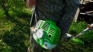 Мощный триммер с усиленным редуктором и штангой