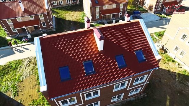 Крыши под черепицей БРААС по всей России.