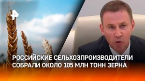 Российские аграрии собрали почти 105 млн тонн зерна — прогноз урожая сохраняется