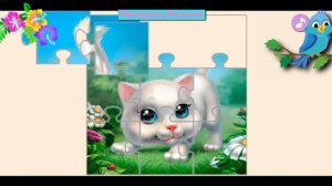 Игропазлик - милый котёнок. Pokezhu Pictures Kids