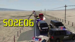 Фильм в BeamNG.drive. Погоня в пустыне и спасения Мэна (+ звуковые эффекты) SO2EO6 2 сезон 6 серия