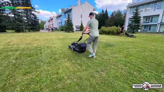 Газонокосилка бензиновая Caiman Ferro 52HV Honda с вариатором в смотреть онлайн