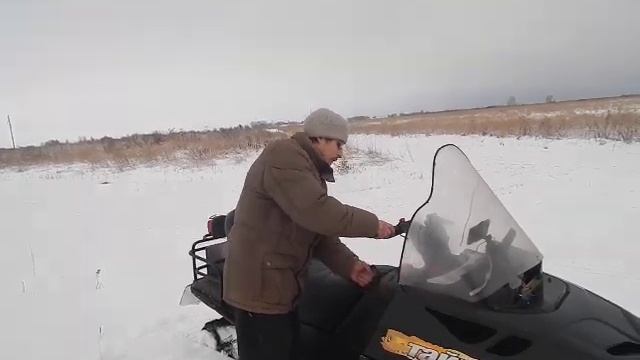 лепестковый клапан на снегоход Тайга 500.Обзор. Тест. смотреть онлайн